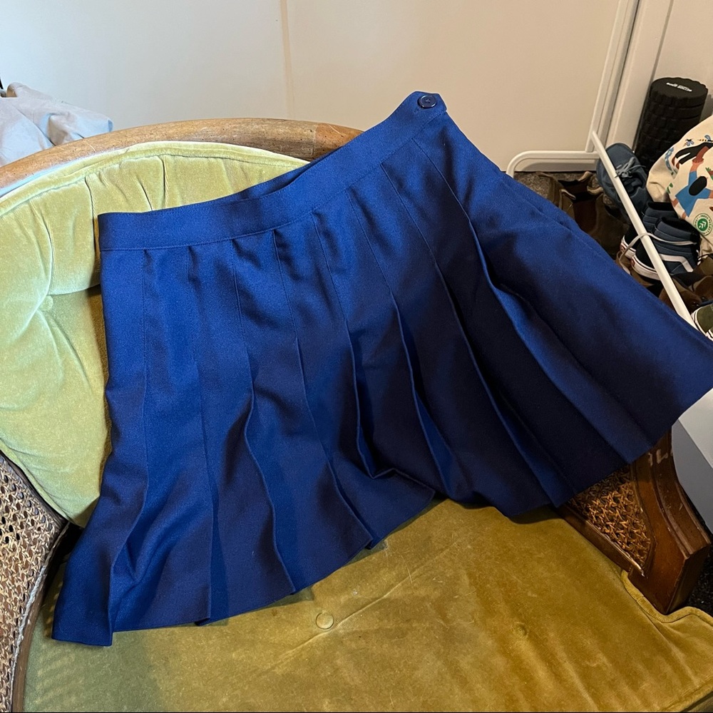 Los Angeles Apparel tennis skirt in navy blue